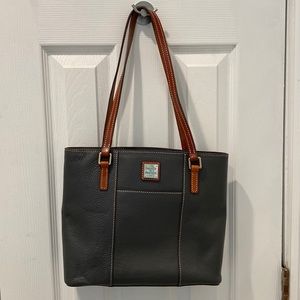 Dooney and Bourke gray leather bag